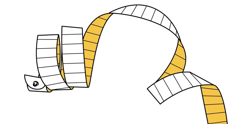 Measuring tape Stock Illustration