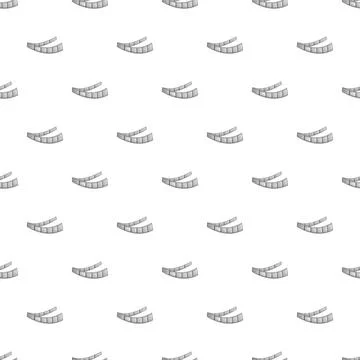 Measuring tape pattern showing repeated tailor tool element Stock Illustration
