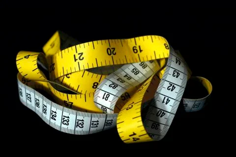 Measuring tape Foto stock
