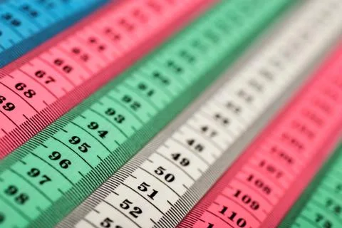 Measuring tape Foto stock