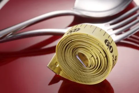 Measuring tape Foto stock