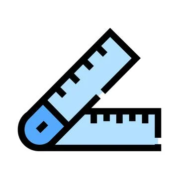 Measuring tape tool for accuracy and precision Stock Illustration