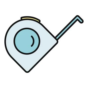 Measuring tape tool for construction and renovation Stock Illustration