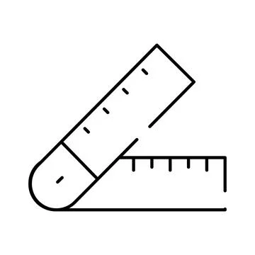 Measuring tape tool for precision and accuracy icon Stock Illustration
