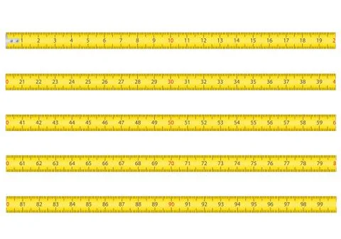 Measuring tape for tool roulette illustration Ilustração Stock