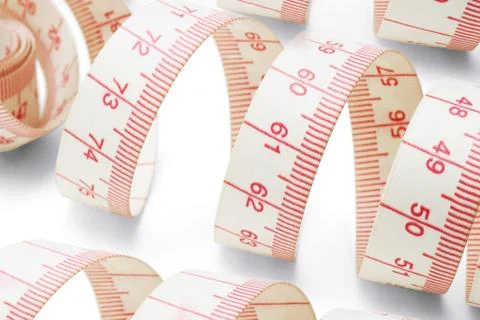 Measuring tapes Foto stock