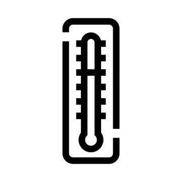 Measuring temperature heat and cold climate weather conditions Stock Illustration