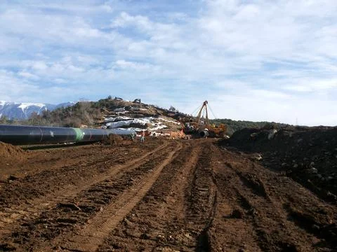 Measuring temperature of laser processing workpiece via thermocouple Stock Photos