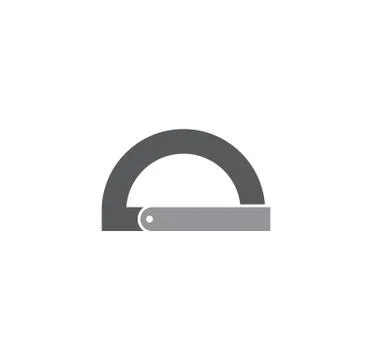 Measuring tool icon on background for graphic and web design. Simple 스톡 일러스트