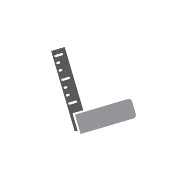 Measuring tool icon on background for graphic and web design. Simple Stock-Illustration