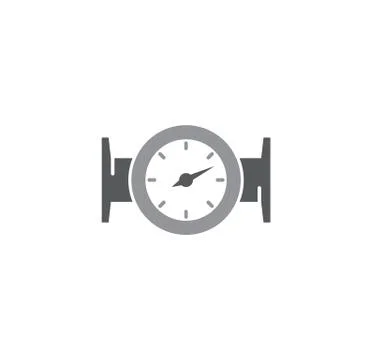 Measuring tool icon on background for graphic and web design. Simple Stock Illustration