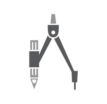 Measuring tool icon on background for graphic and web design. Simple イラスト素材