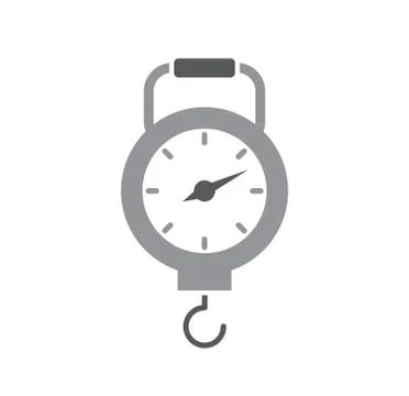 Measuring tool icon on background for graphic and web design. Simple Stock Illustration