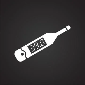 Measuring tool icon on background for graphic and web design. Simple Illustrazione stock