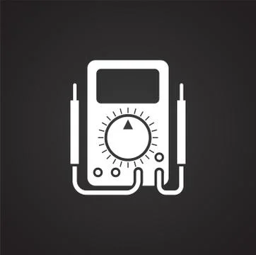 Measuring tool icon on background for graphic and web design. Simple イラスト素材