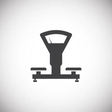 Measuring tool icon on background for graphic and web design. Simple イラスト素材