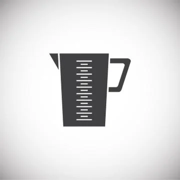 Measuring tool icon on background for graphic and web design. Simple Stock Illustration