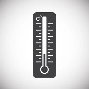 Measuring tool icon on background for graphic and web design. Simple 스톡 일러스트