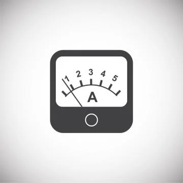 Measuring tool icon on background for graphic and web design. Simple Illustrazione stock