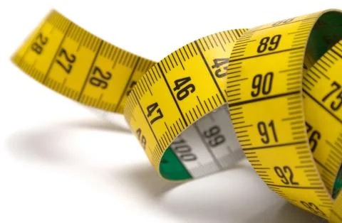 Measuring Tool Isolated on a White Background Foto stock