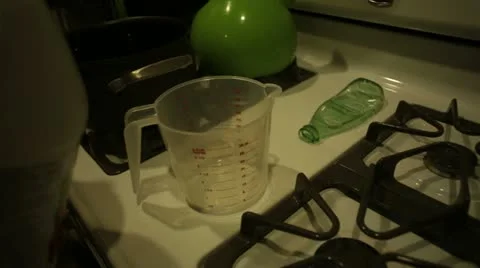 Measuring Vinegar Stock Footage 11858728