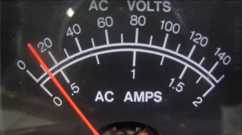 Measuring voltage and ampere Video stock 53285834