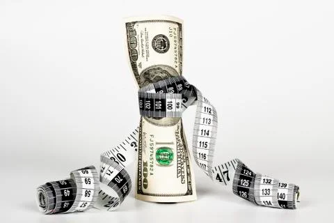 Measuring wealth Stock Photos