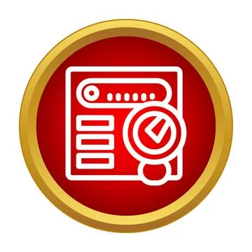 Measuring web page loading speed optimization performance Stock Illustration