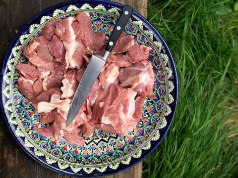 Meat And Knife Photos