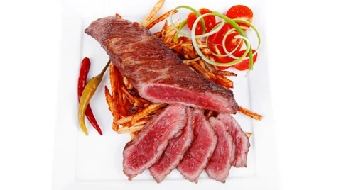 Meat and potato Vídeos de archivo 43562218