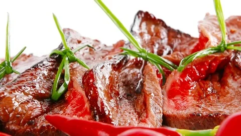Meat and red spices Vídeos de archivo 78776114