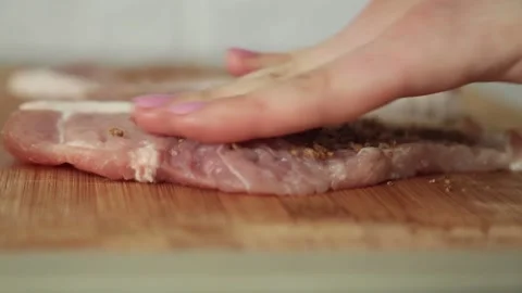 MEAT AND SPICES 2 Stock Footage 155653469