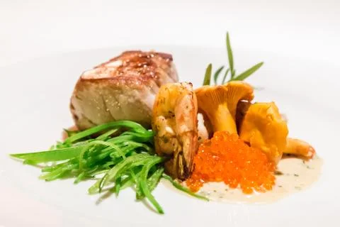 Meat and vegetable close up Stock Photos