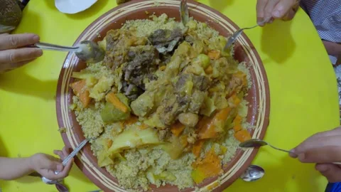 Meat and vegetable couscous 動画素材 243874067