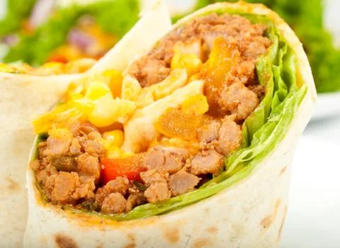 Meat and vegetables Stock Photos