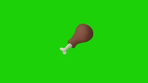 Meat animation on chroma key background 库存影片 332997311