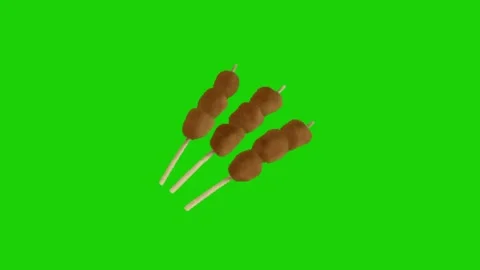 Meat animation on chroma key background Vidéo 332997318
