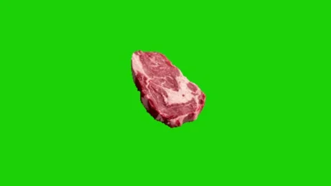Meat animation on chroma key background Vidéo 332997331