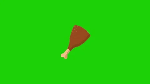 Meat animation on chroma key background 库存影片 332997332