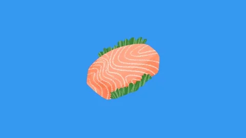 Meat Animation Motion Graphics Loop 스톡 동영상 341541747