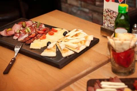 Meat appetizer is delicious Foto stock