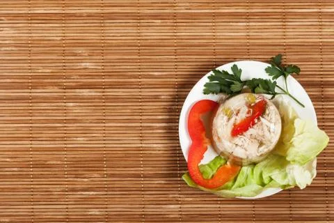 Meat aspic Stock Photos