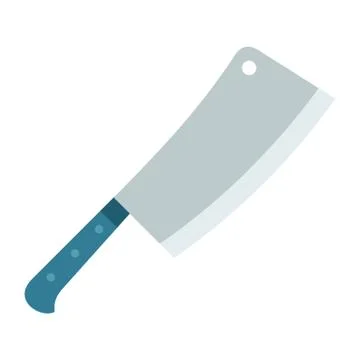 Meat ax vector object. Isolated illustration. Stock Illustration