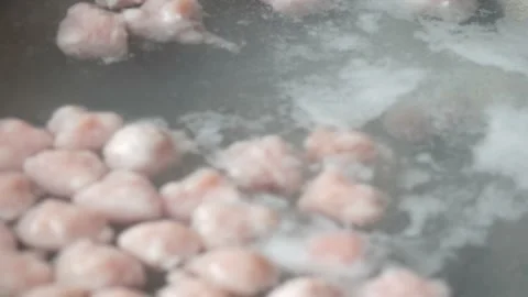 Meat ball Stock Footage 205492415