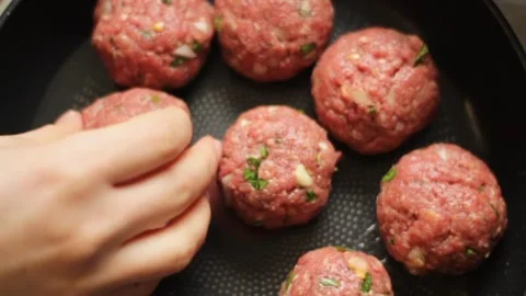 Meat Balls Stock Footage 303722297