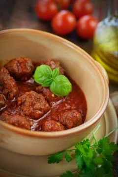 Meat balls Stock Photos