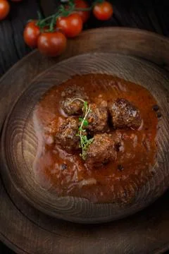 Meat balls Stock Photos