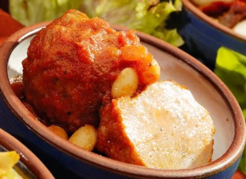 Meat balls Stock Photos