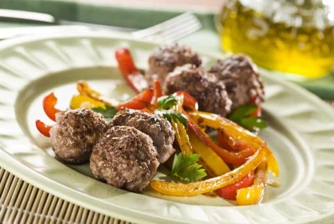 Meat balls Stock Photos