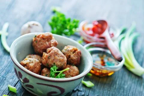 Meat balls Stock Photos